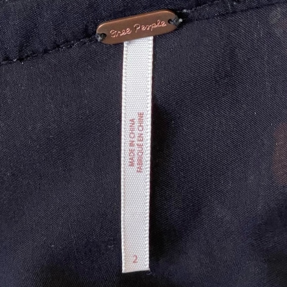 Free People Miranda Floral Button Front Midi Dress Black Combo 2 - Picture 15 of 16